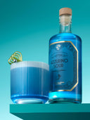 Azzurino Sour - With Served Cocktail