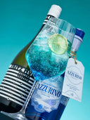 The Azzurino Spritz Society Set: THE ILLUSIONIST AZZURINO APERITIVO, Fritz Müller Perlwein, THE ILLUSIONIST AZZURINO GLASS